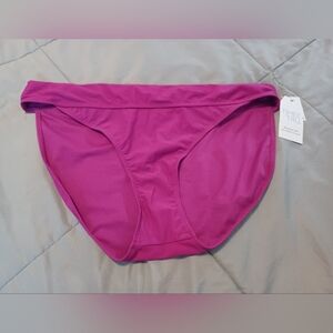 *2/$20* Time And Tru Purple High-waisted Bikini Bottom Women's 1X (16-18)